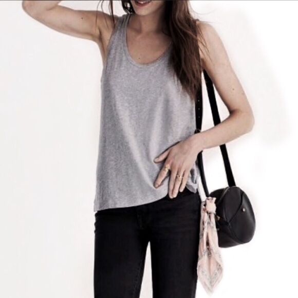 Madewell Tops - MADEWELL Grey Tank Top! Size M